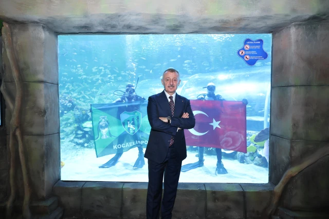Körfez Aqua lansmanında Kocaelispor sürprizi