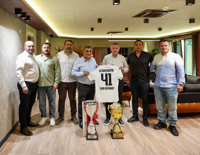 Şampiyon Alikahyaspor’dan Büyükakın’a ziyaret